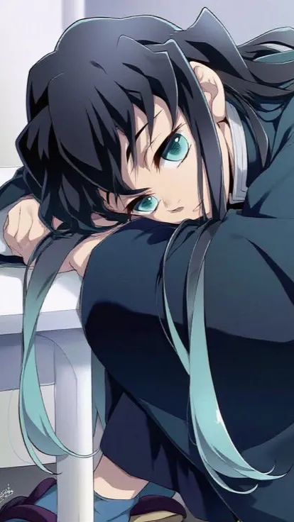 ai character: Muichiro;alphawolf background