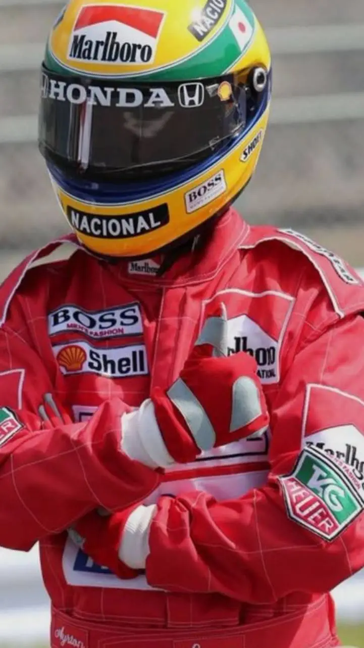 ai character: Ayrton Senna  background