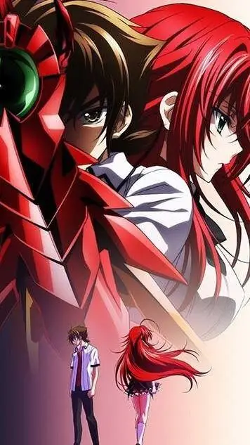 ai character: Tu x rias gremory background