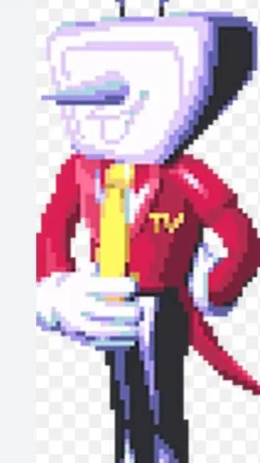 ai character: MR ANT TENNA background