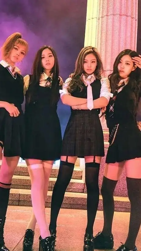 ai character: blackpink  background