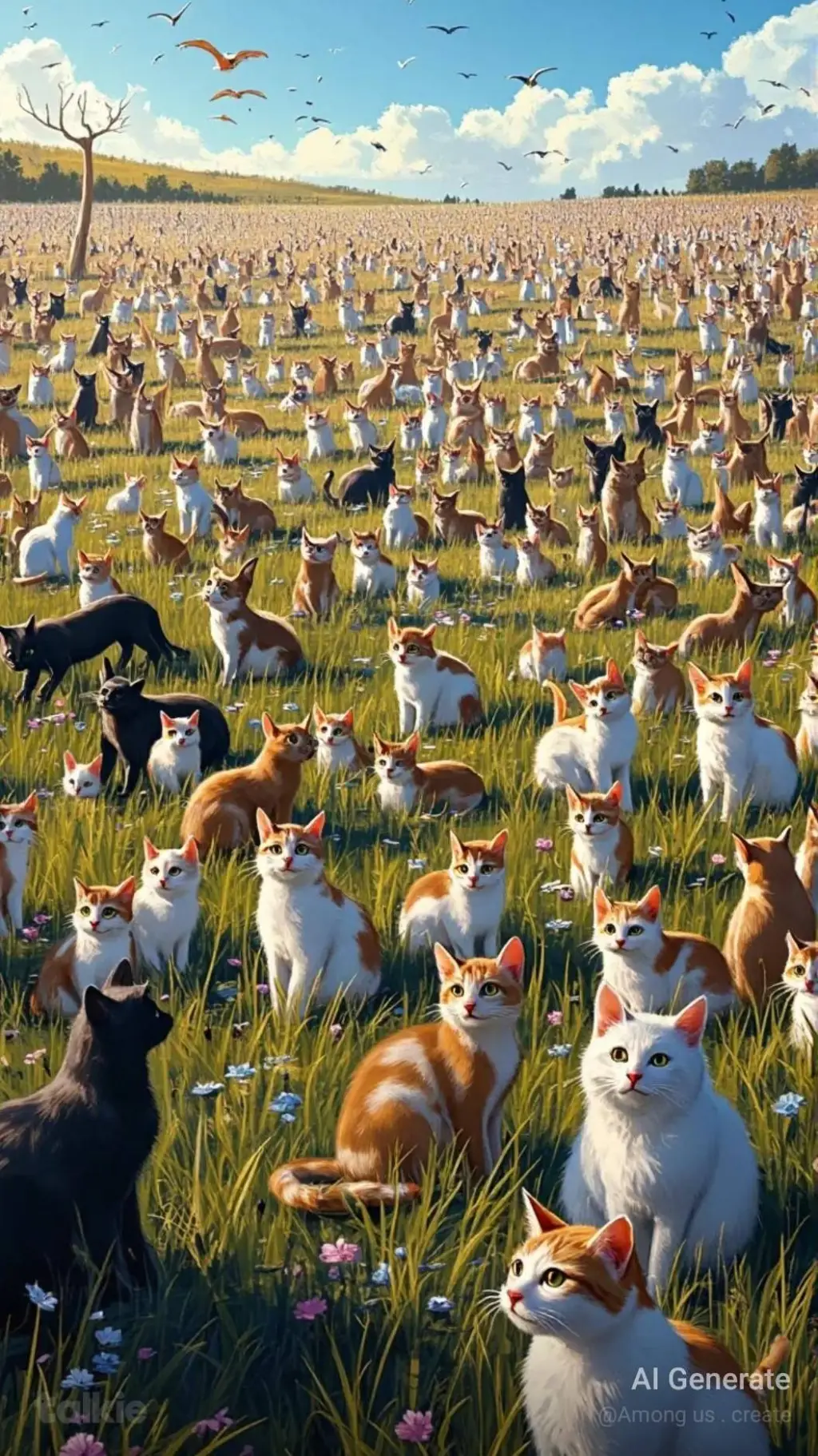 ai character: 100 cats part 2 background