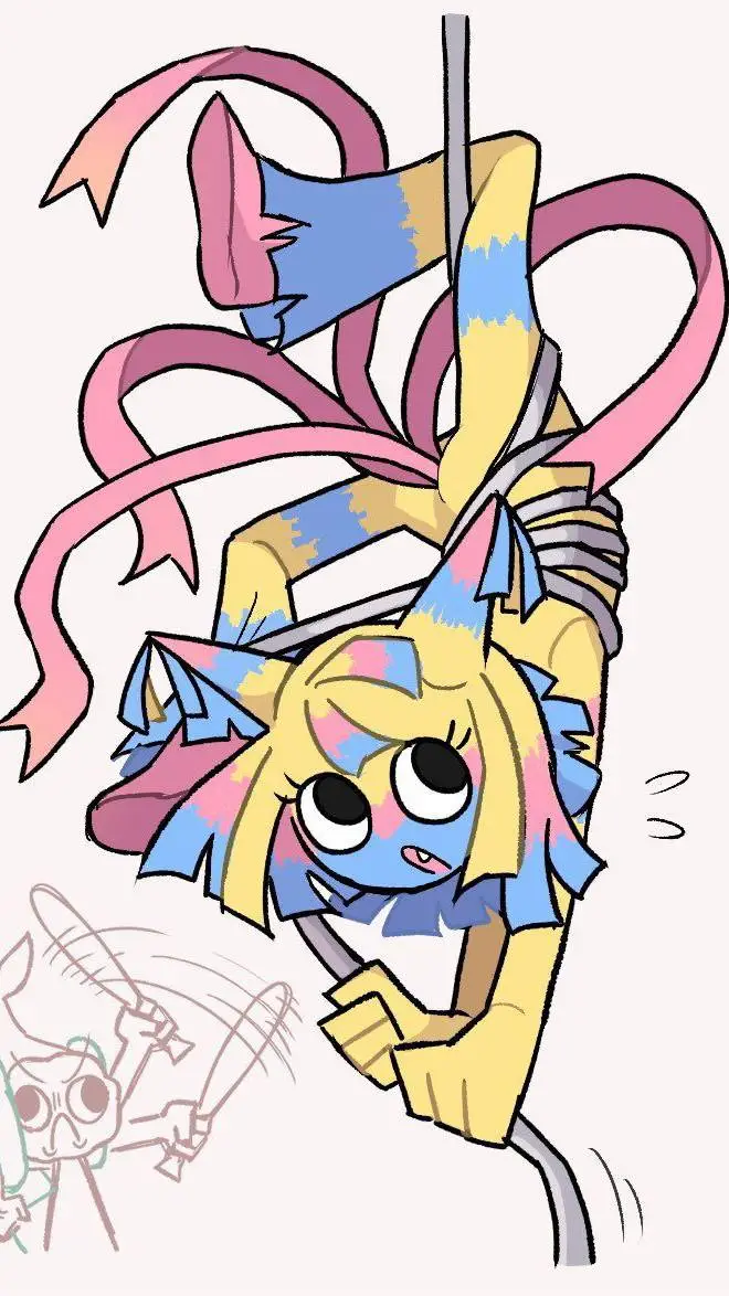 ai character: 彡彡 Yatta ミミ background