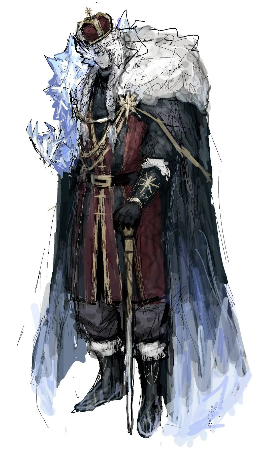 ai character: 彡彡 CruelKingミミ background