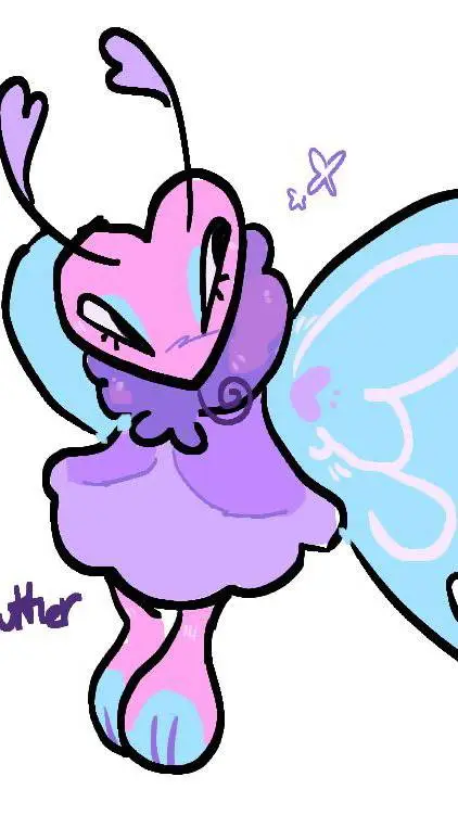 ai character: 彡彡 Flutter ミミ background