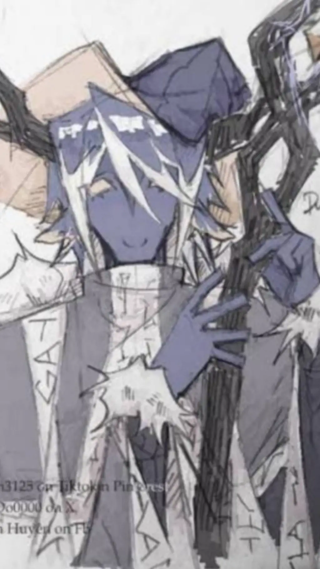 ai character: 彡彡 Dusekkar ミミ background