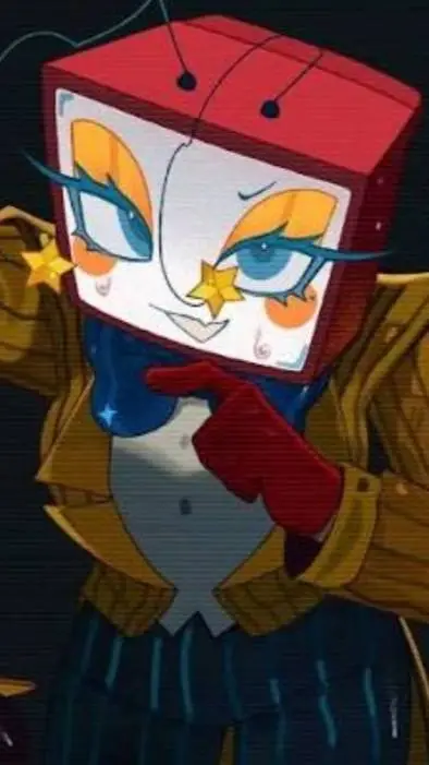 ai character: [Showtime Vee]  background