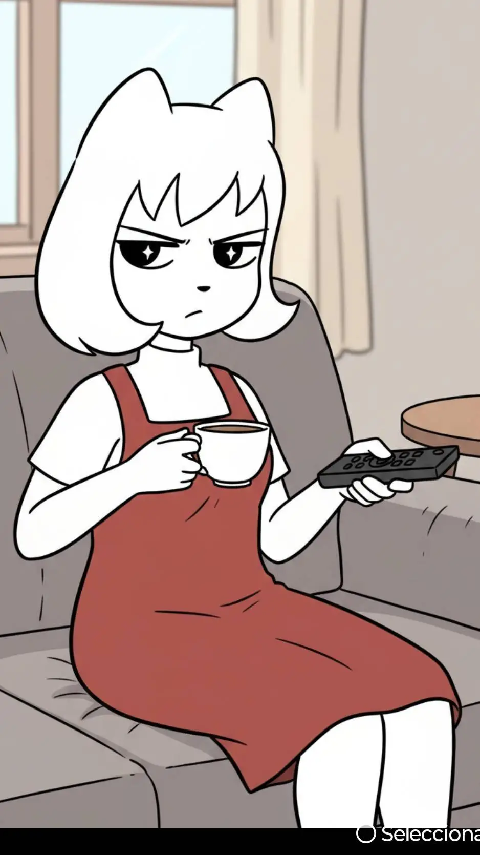 ai character: madre gata background