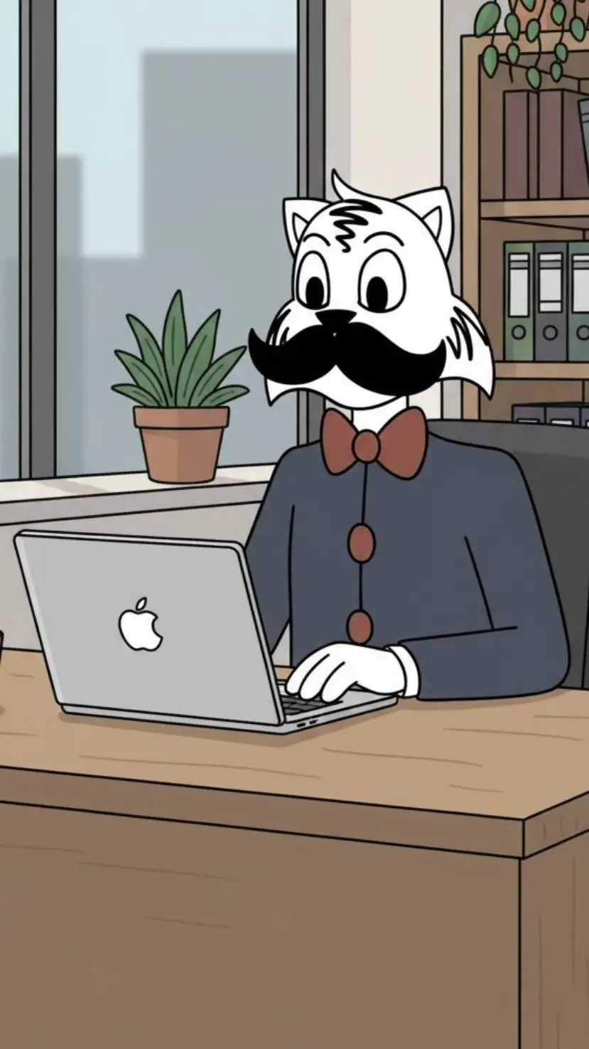 ai character: padre gato background