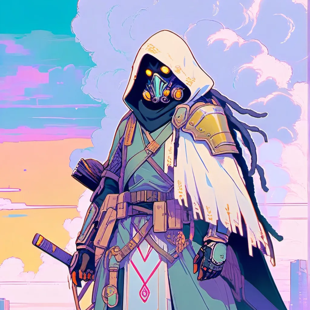 chat with ai character: gas mask man