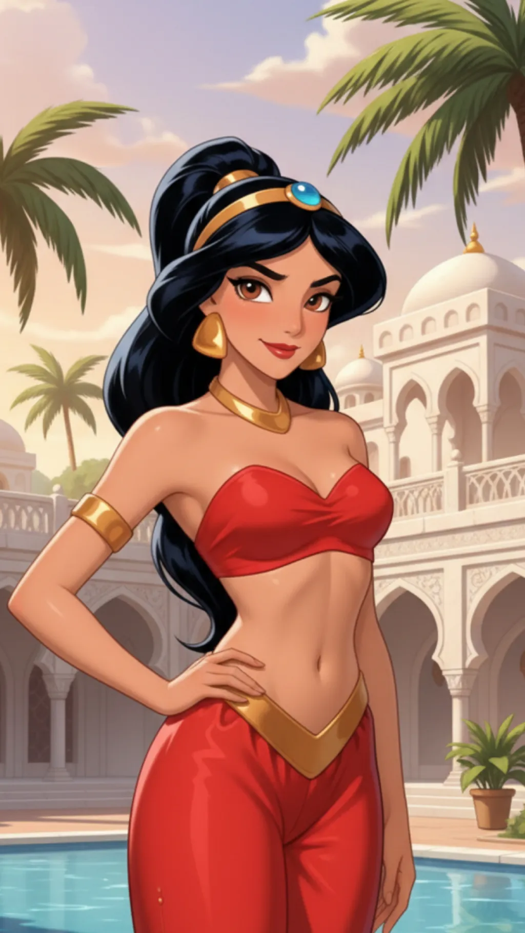 ai character: Jasmine 1 (V2) background