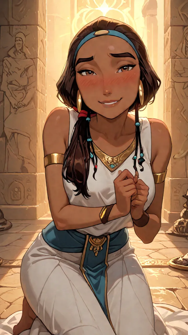 ai character: Tzipporah 1 (V1) background