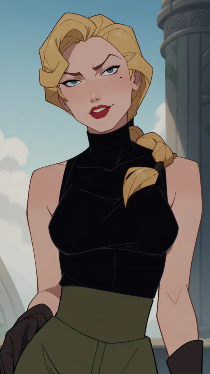 ai character: Helga Sinclair V2 background