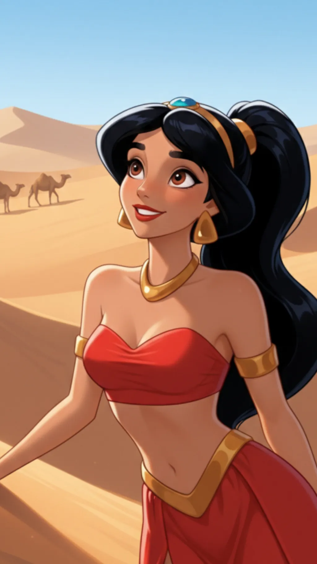 ai character: Jasmine V5 background