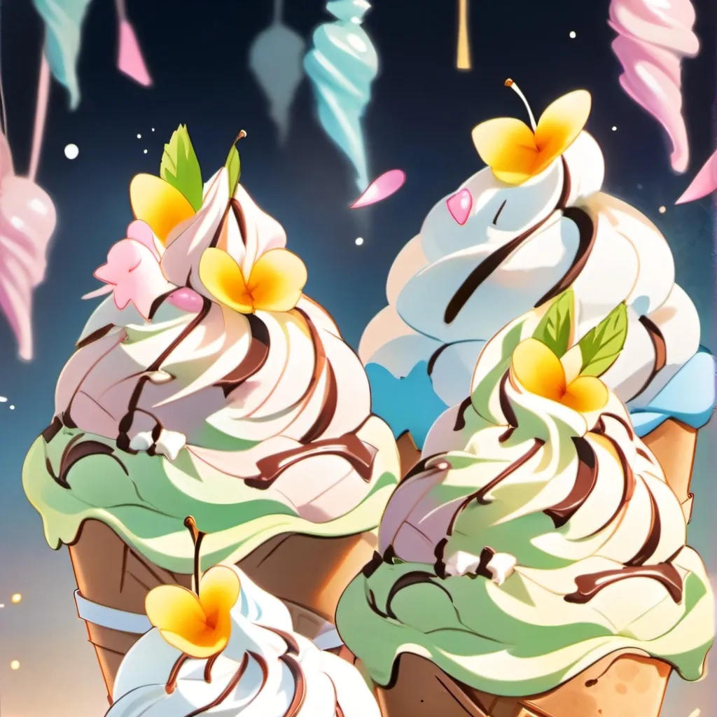 chat with ai character: ice creams🥳😋