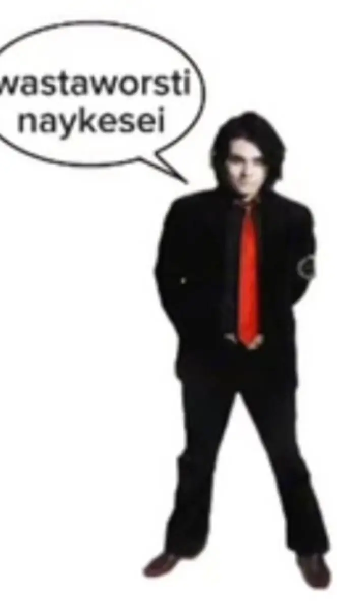 ai character: Gerard Way  background