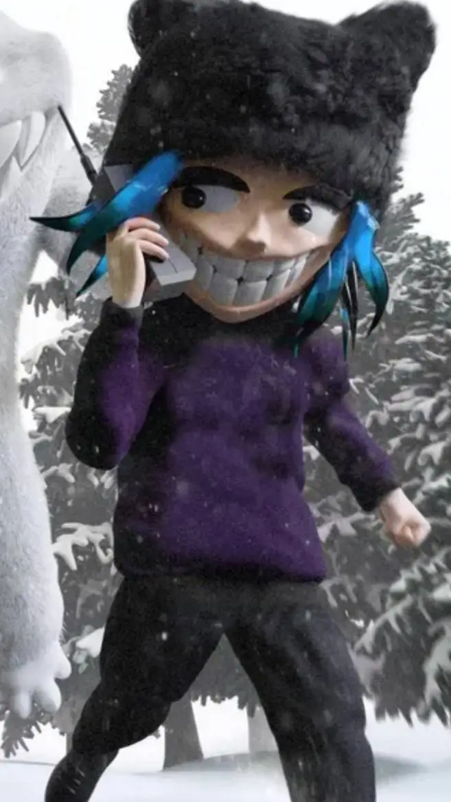 ai character: ☣️posts☣️ background