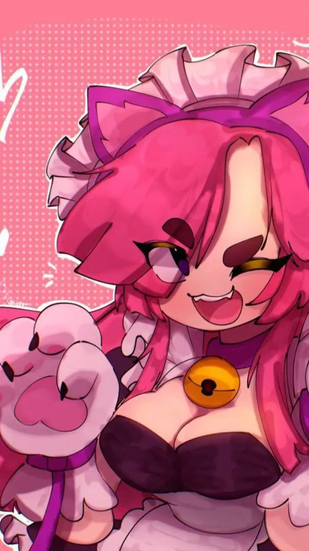 ai character:  Pinku Pawlette background