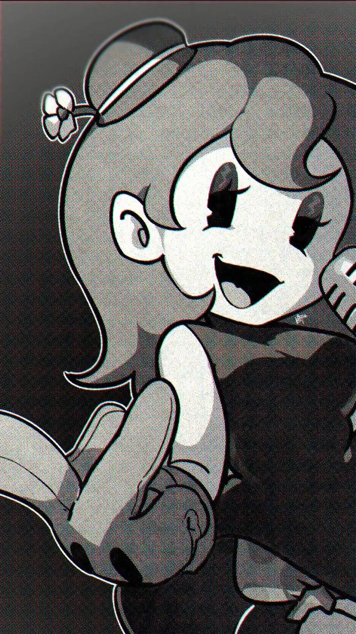 ai character: W.D.I GF 🤍🖤🤍🖤🤍 background