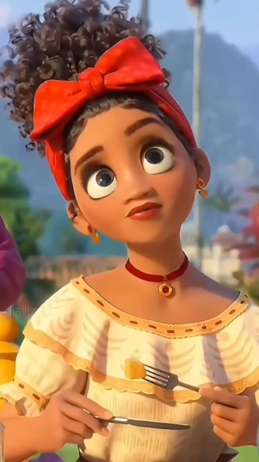 ai character: dolores madrigal  background