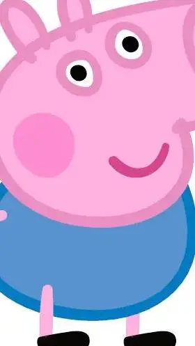 ai character: george pig  background