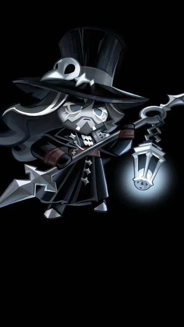 ai character: Charcoal Cookie background