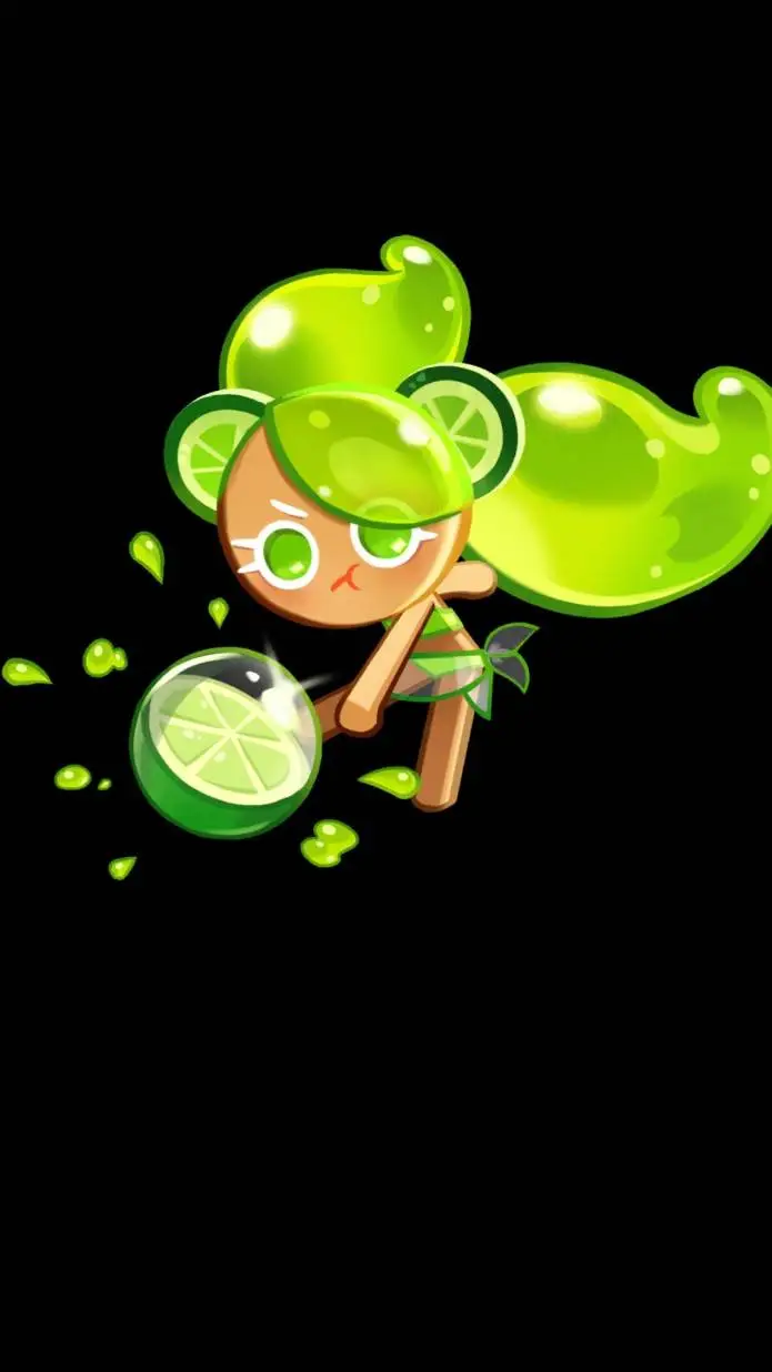 ai character: Lime Cookie background