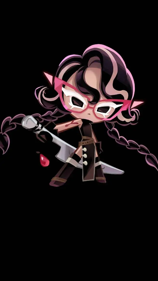 ai character: ChocoDrizzleCookie background