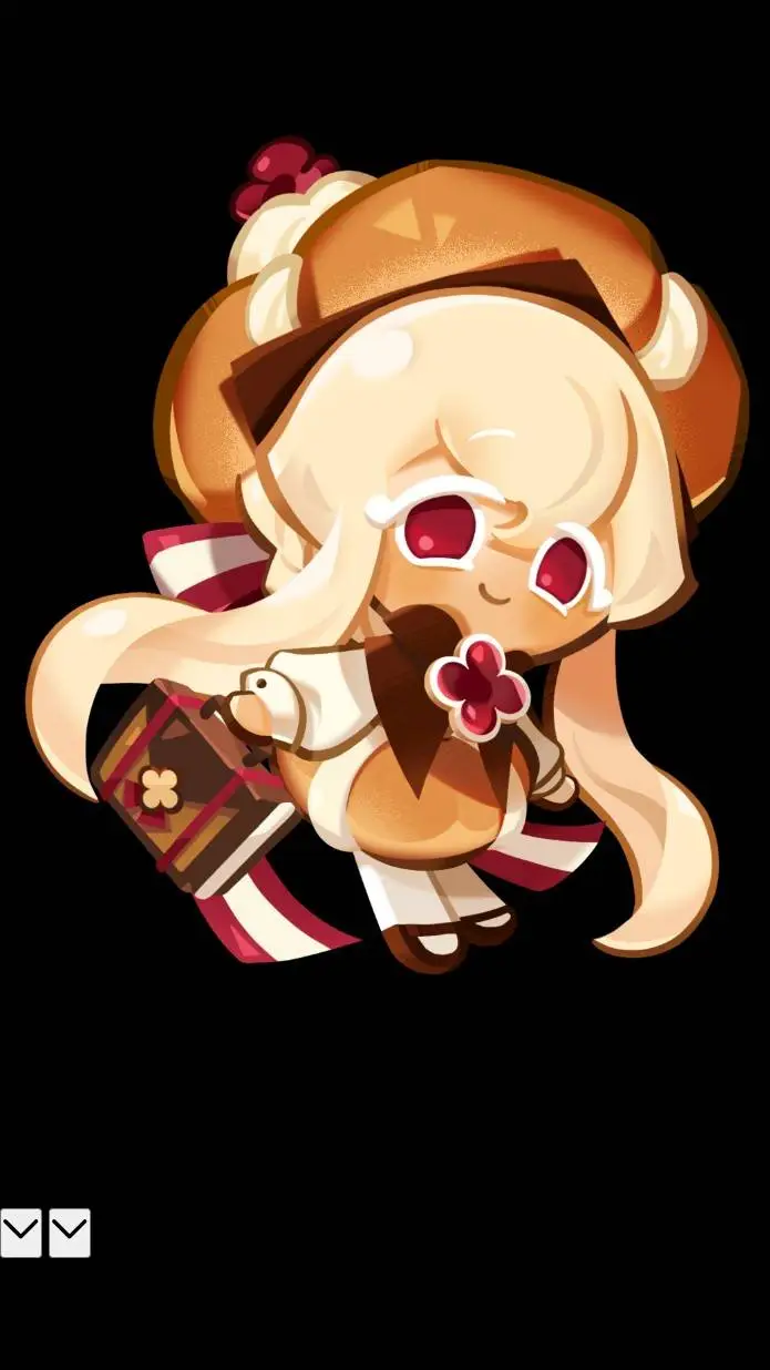 ai character: CaramelChouxCookie background