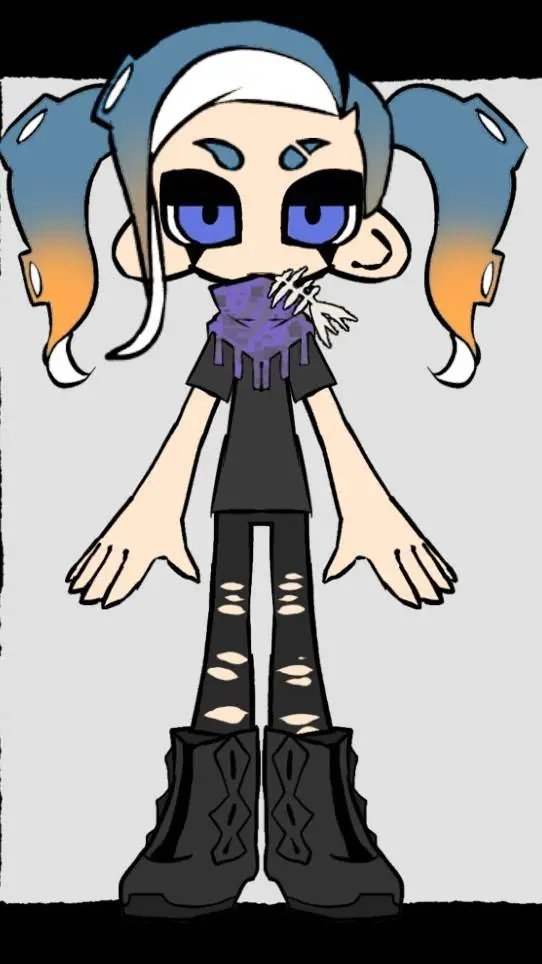 ai character: Lily the octoling background