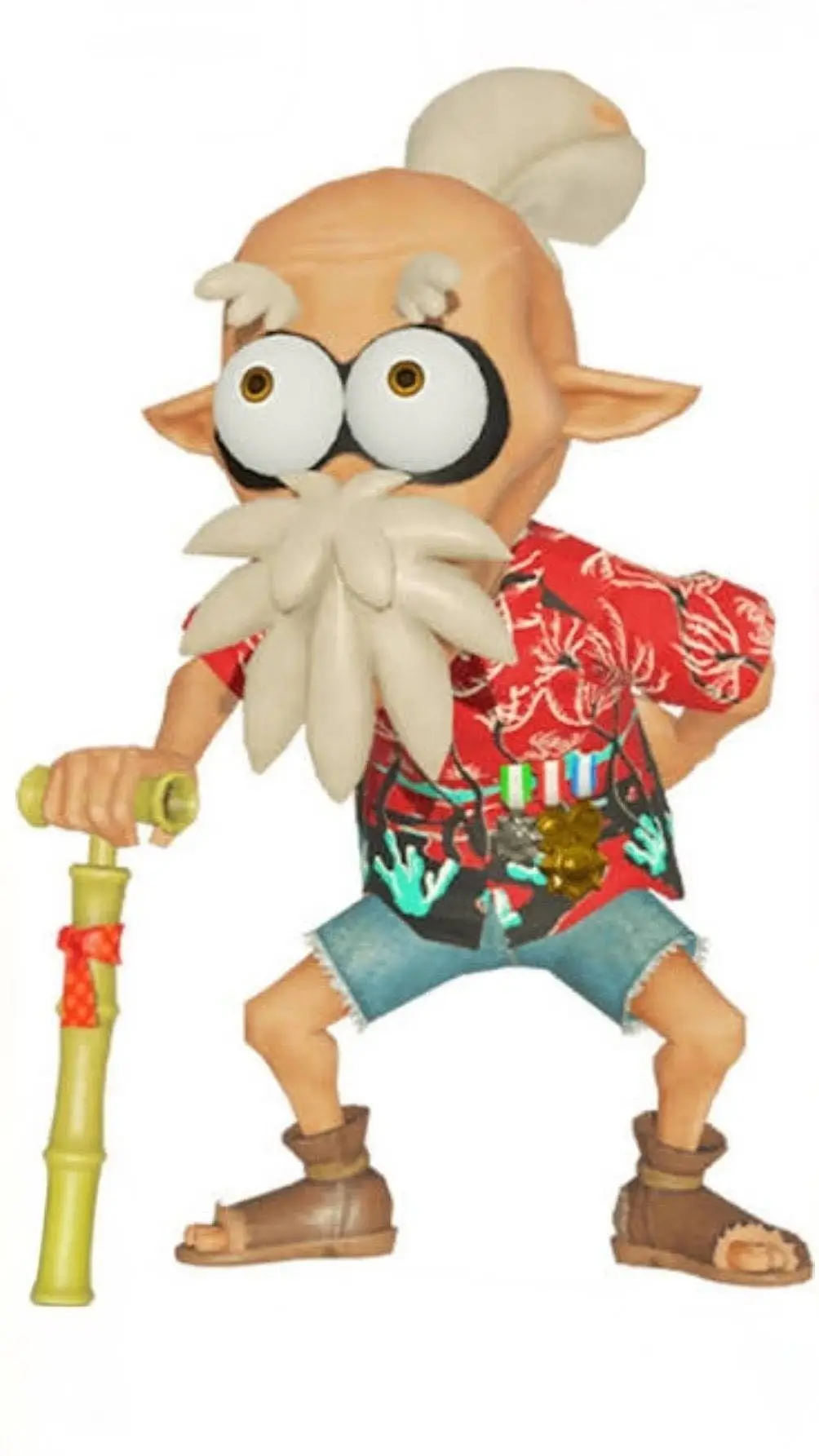 ai character: cuttlefish  background