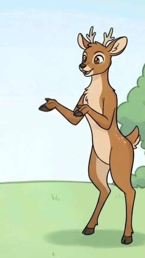 ai character: Jack the deer  background