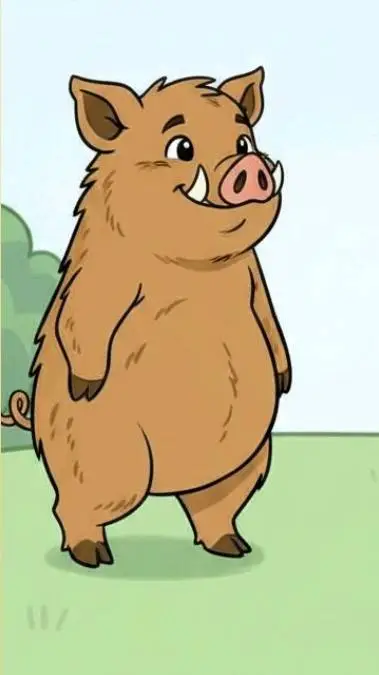 ai character: Jade the wild pig background