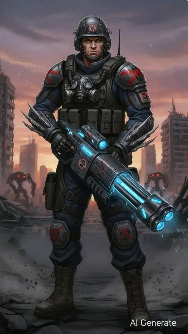 ai character: Anti-furry  background