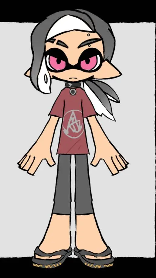 ai character: Glick the inkling background