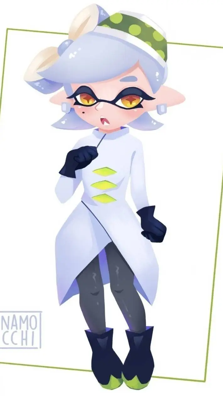 ai character: Marie cuttlefish  background