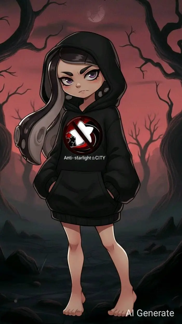 ai character: Anti-starlight☆c background