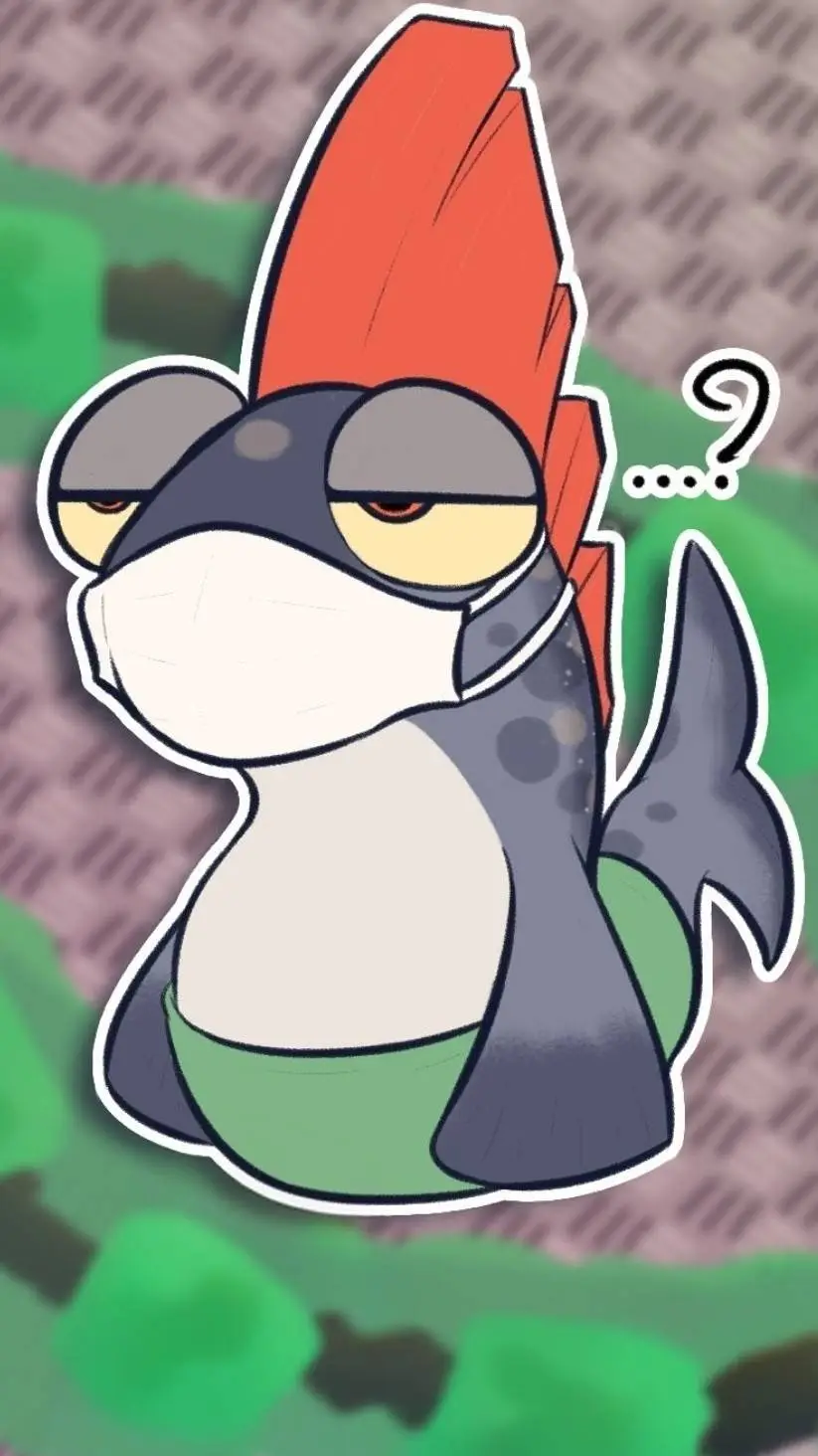 ai character: skye the salmonid  background