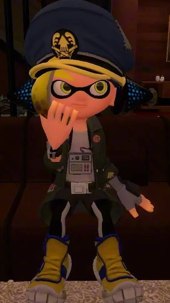 ai character: Spike the inkling  background