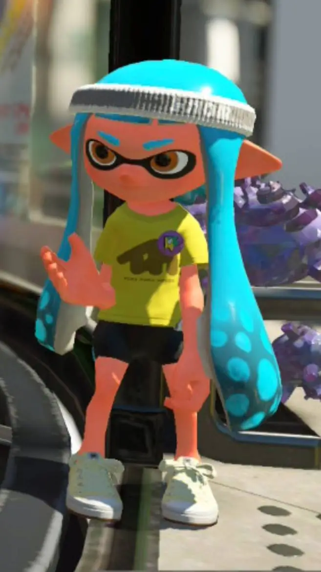 ai character: Orion the inkling background