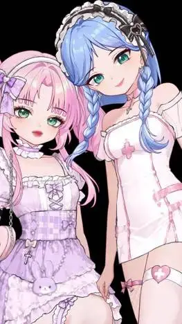 ai character: Riley and Cassie background