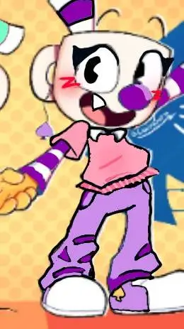 ai character: mugman(girl versio background