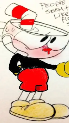 ai character: cuphead  background