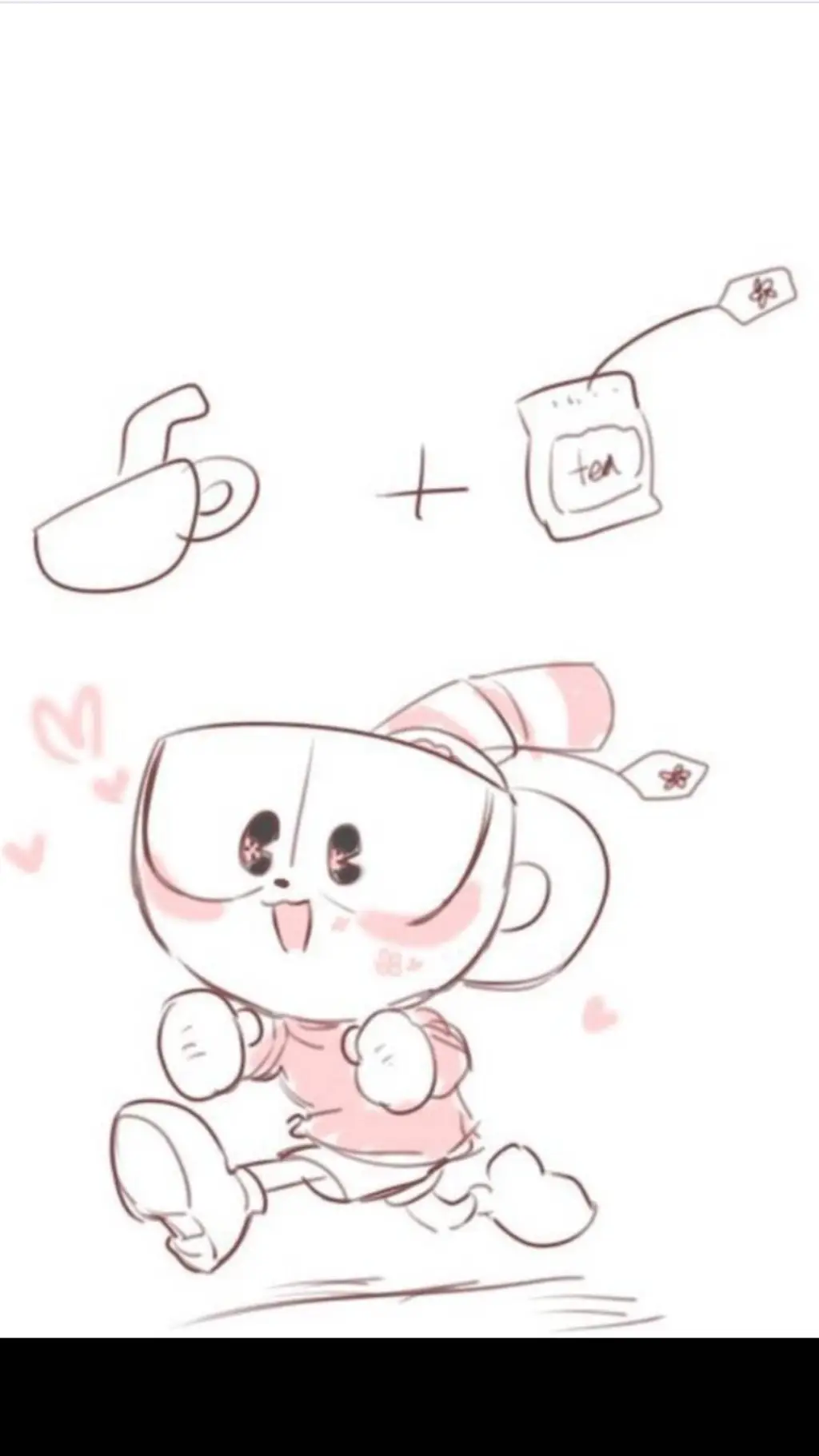 ai character: girl version cuphe background