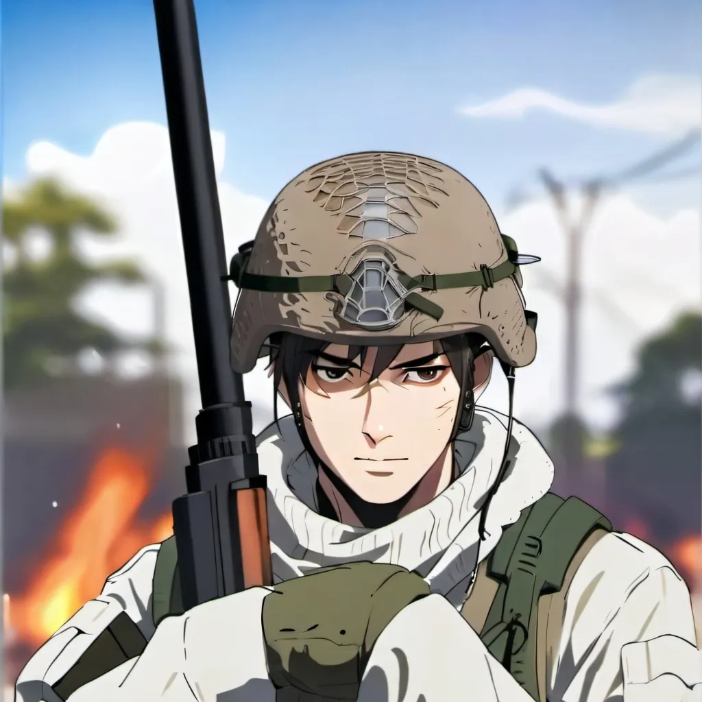 chat with ai character: army