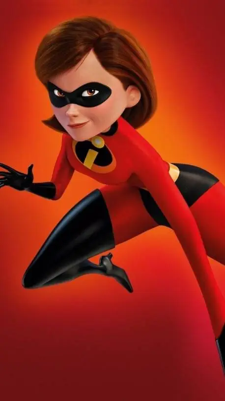 ai character: Elastigirl  background