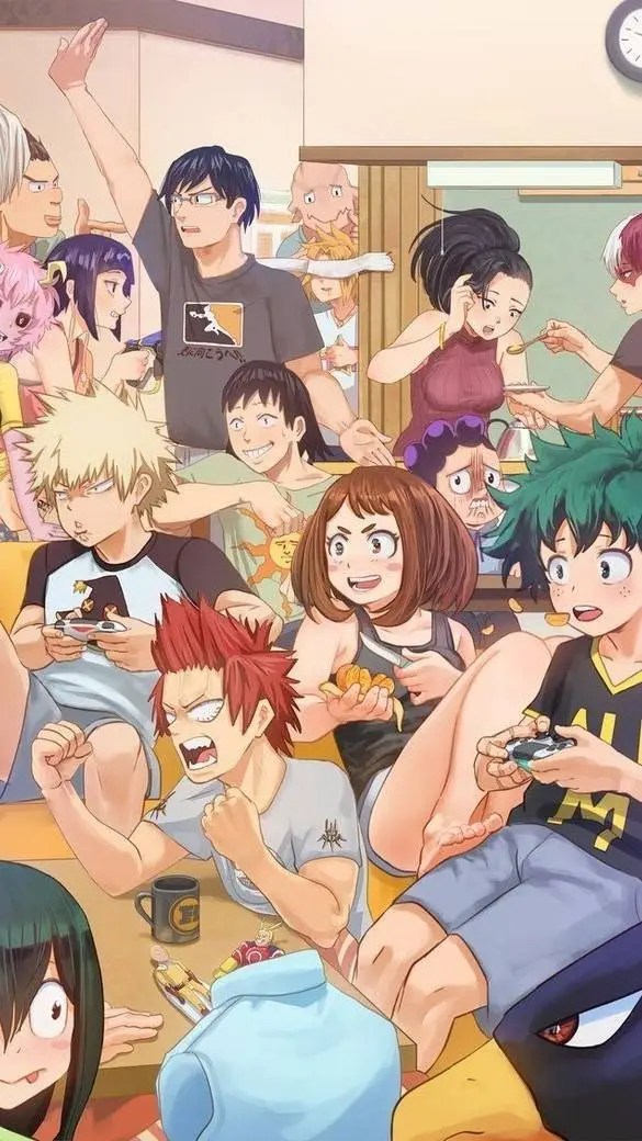 ai character: 🌹💯MHA pijamada💯🌹 background