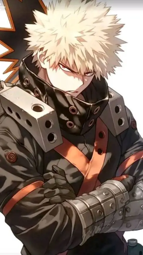ai character: Katsuki Bakugo background