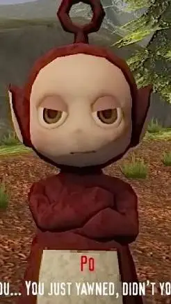ai character: po slendytubbies0 background