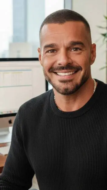 ai character: Ricky Martin Love  background